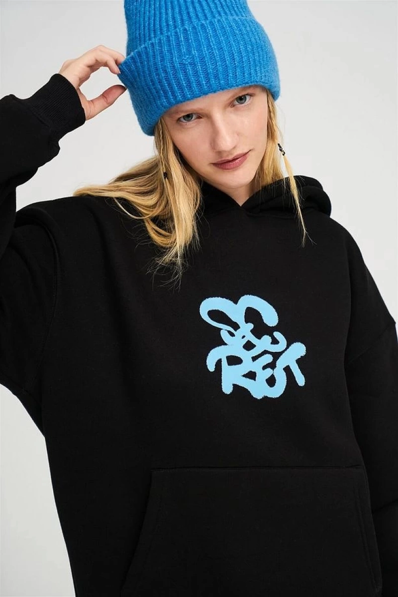 Unisex Secret Sweatshirt Hoodie Siyah
