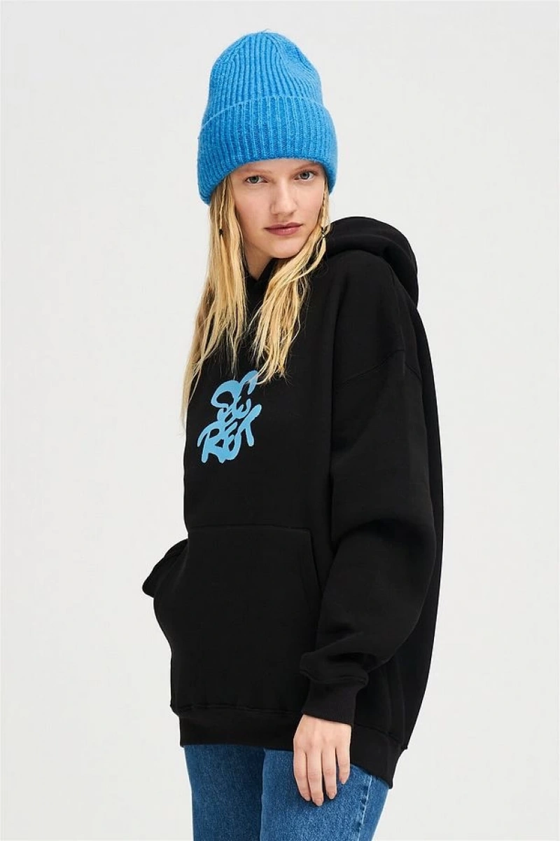 Unisex Secret Sweatshirt Hoodie Siyah