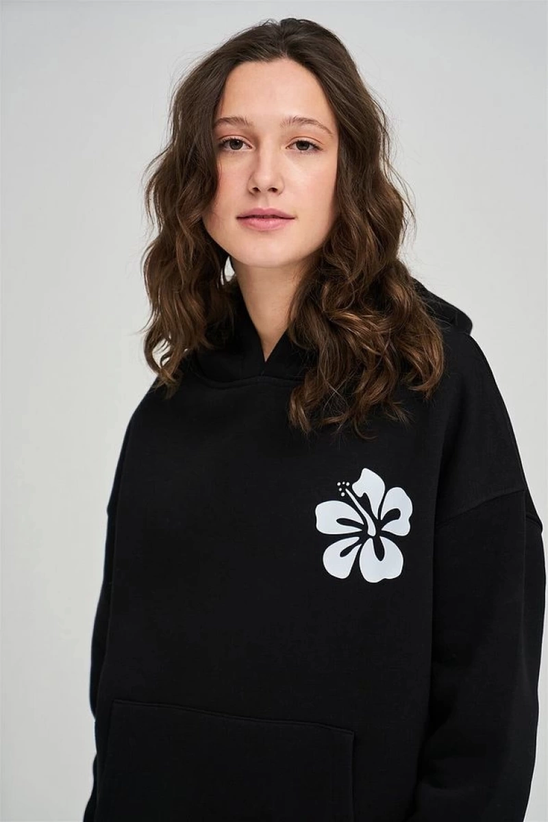 Unisex Siesta Beach Beyaz Sweatshirt Beyaz