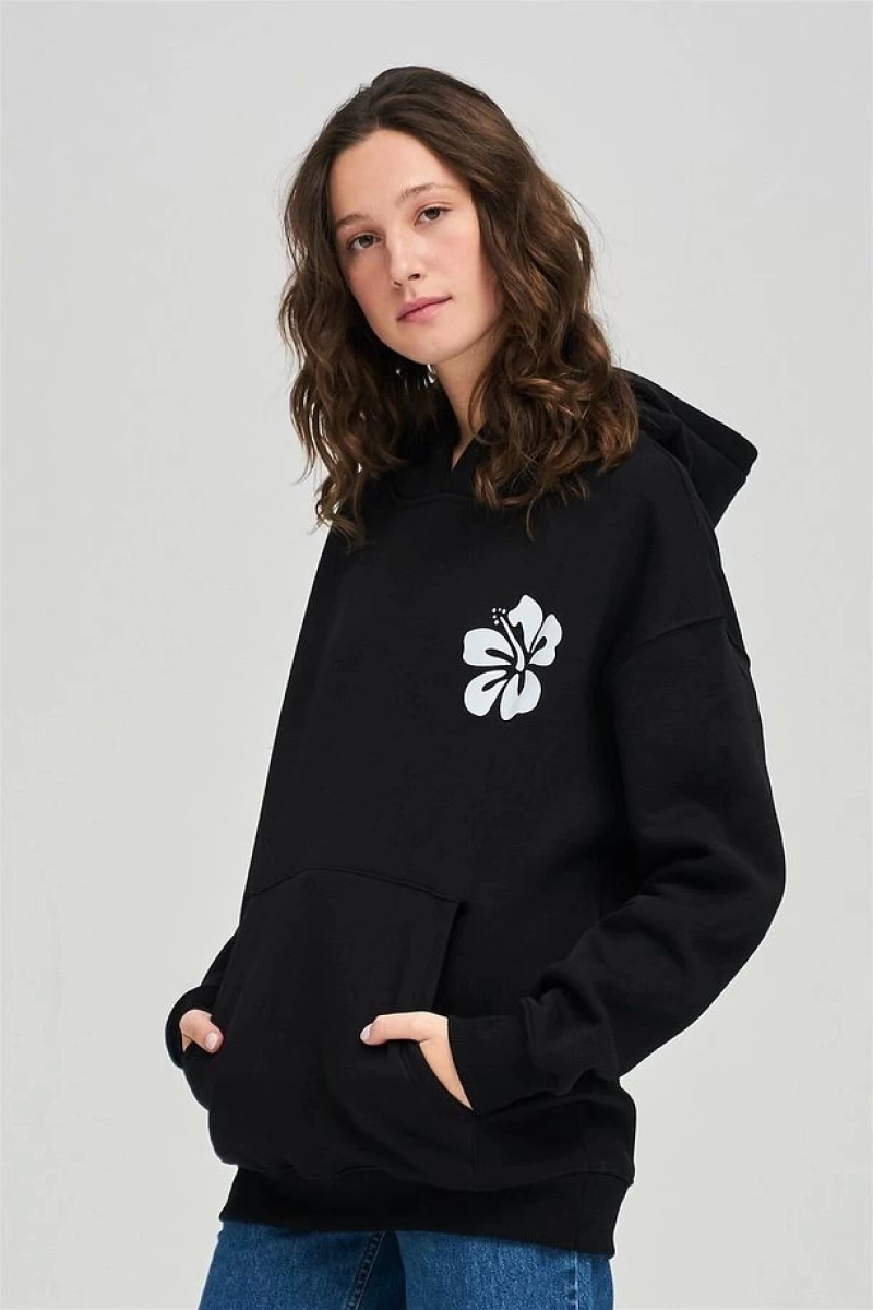 Unisex Siesta Beach Beyaz Sweatshirt Beyaz
