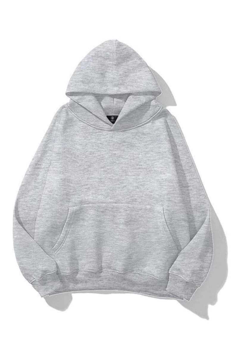 Unisex Siyah Basic Sweatshirt Siyah