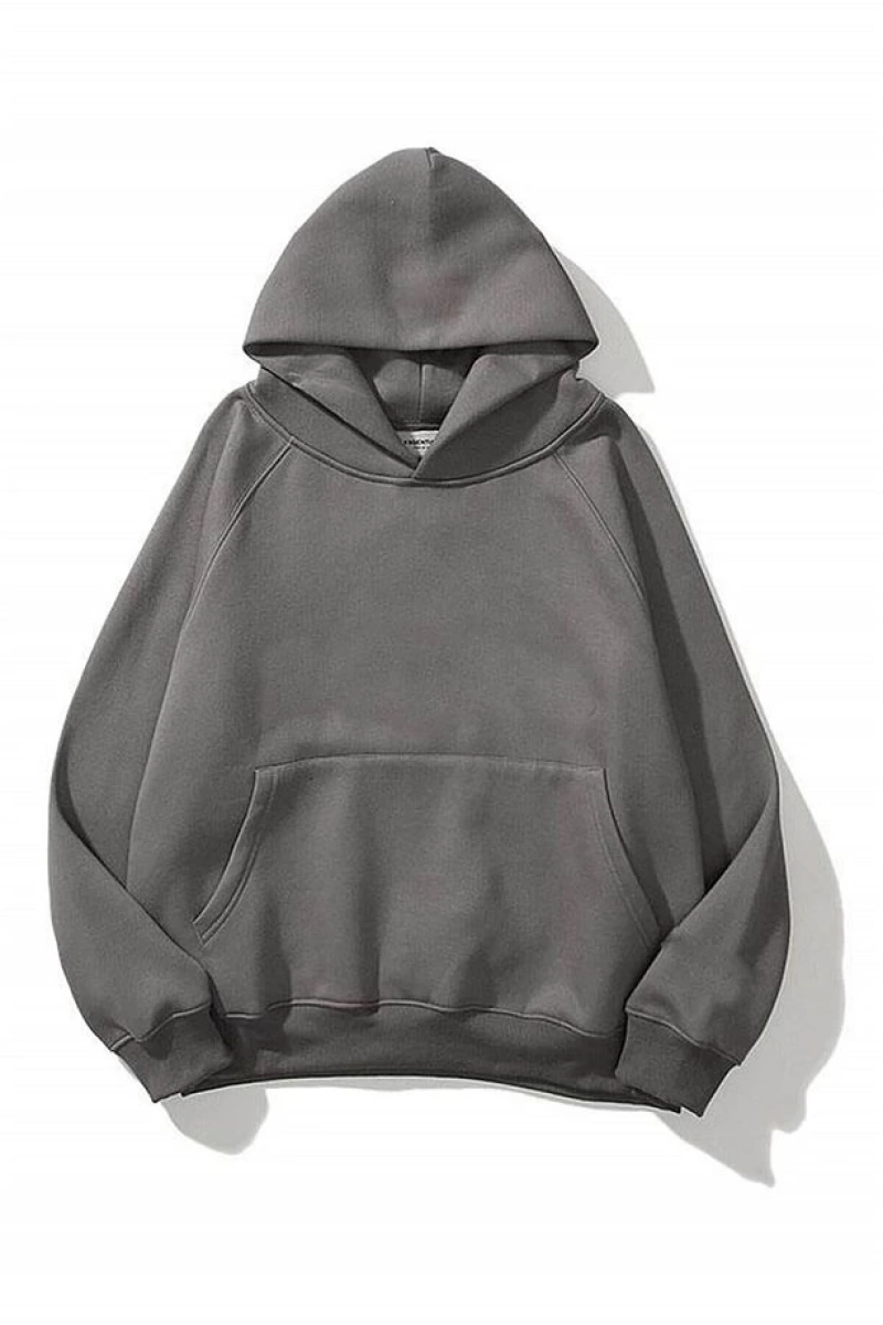 Unisex Siyah Basic Sweatshirt Siyah