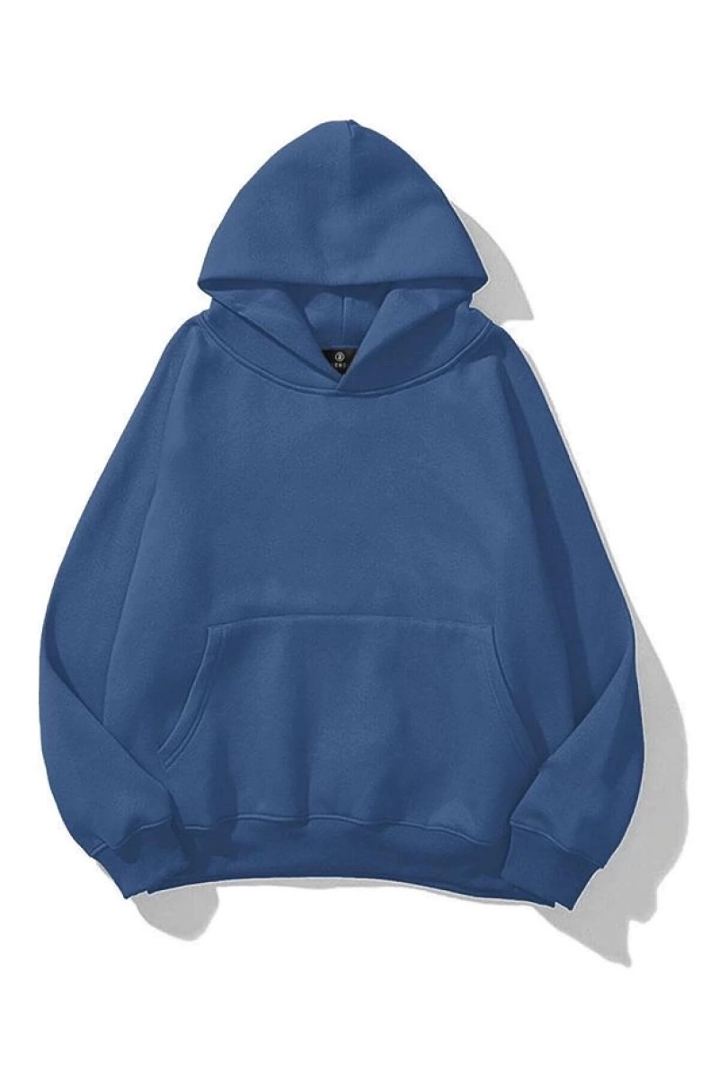 Unisex Siyah Basic Sweatshirt Siyah