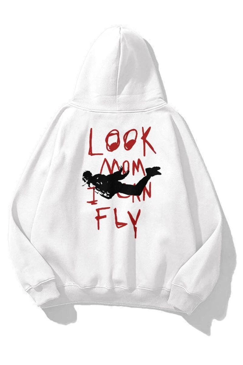 Unisex Smiley Look Mom Sweatshirt