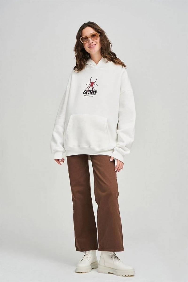 Unisex Spirit Sweatshirt Hoodie Siyah