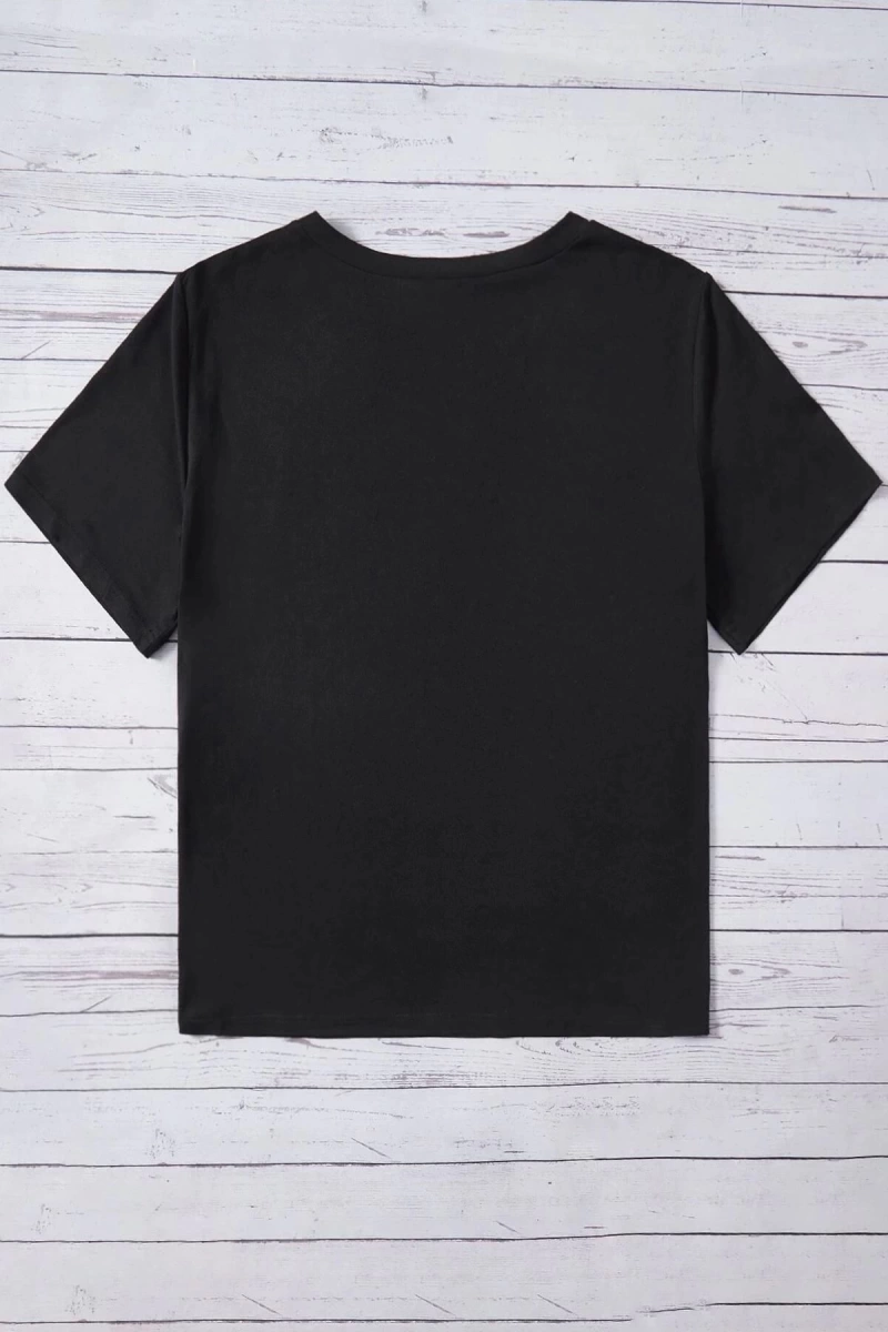 Unisex Su Avatar Baskılı T-shirt