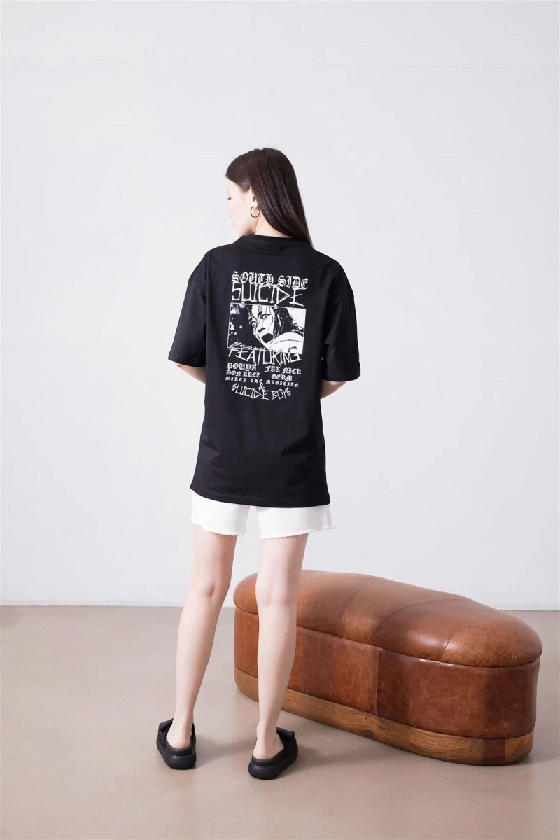 Unisex Suicideboys South Side Siyah Tshirt
