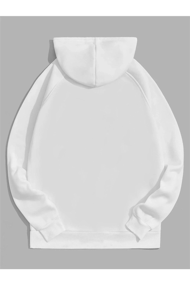Unisex Super Baskılı Kapüşonlu Sweatshirt