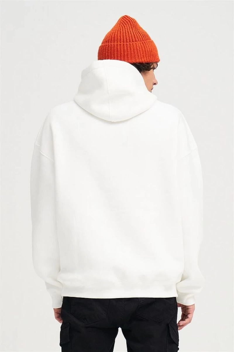 Unisex The Mushroom Fan Club Beyaz Sweatshirt Beyaz