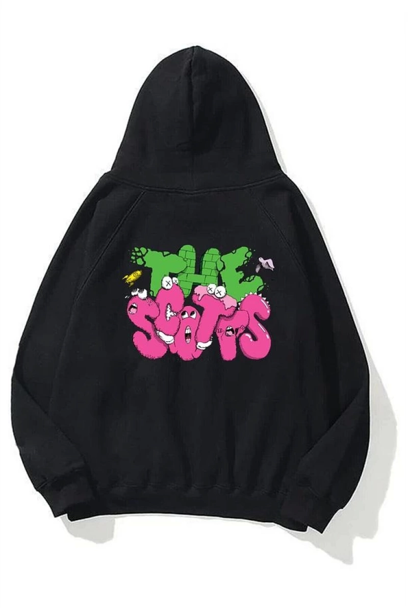 Unisex The Scotts Siyah Sweatshirt Siyah