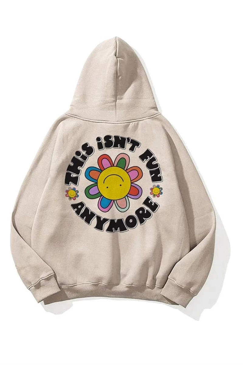 Unisex This Isnt Fun Sweatshirt Hoodie Gri