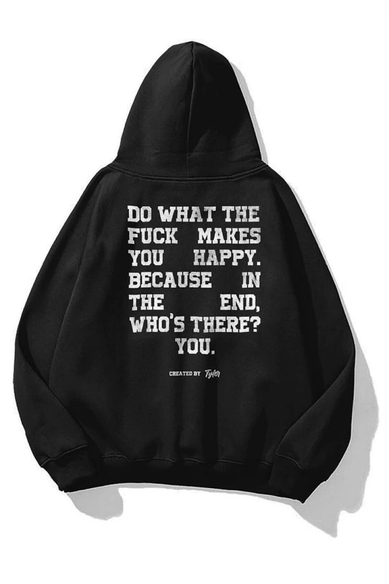 Unisex Tyler The Creator Sweatshirt Hoodie Siyah