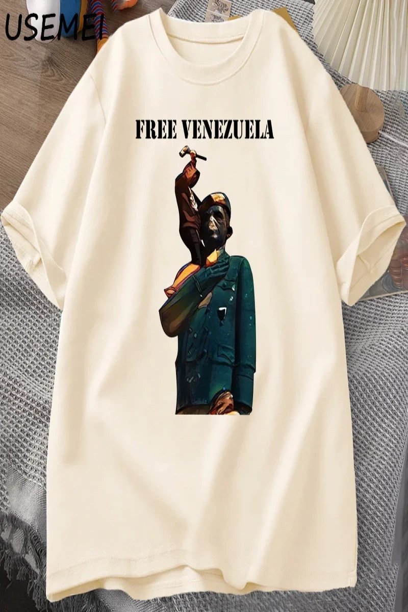 Venezuela 2024 T-Shirt Erkek Kadın Pamuk Tişört Rahat Kısa Kollu Baskılı T-shirt Streetweed G 3032