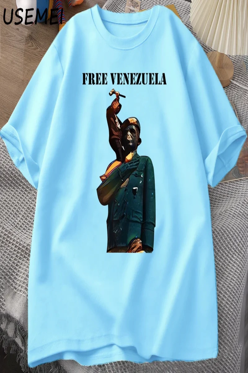 Venezuela 2024 T-Shirt Erkek Kadın Pamuk Tişört Rahat Kısa Kollu Baskılı T-shirt Streetweed G 3032