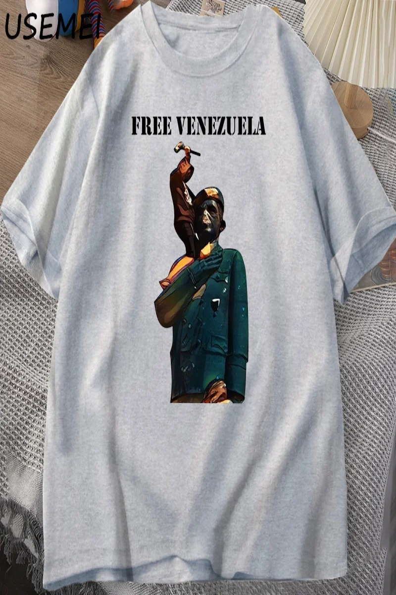 Venezuela 2024 T-Shirt Erkek Kadın Pamuk Tişört Rahat Kısa Kollu Baskılı T-shirt Streetweed G 3032