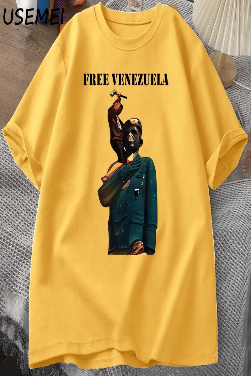 Venezuela 2024 T-Shirt Erkek Kadın Pamuk Tişört Rahat Kısa Kollu Baskılı T-shirt Streetweed G 3032