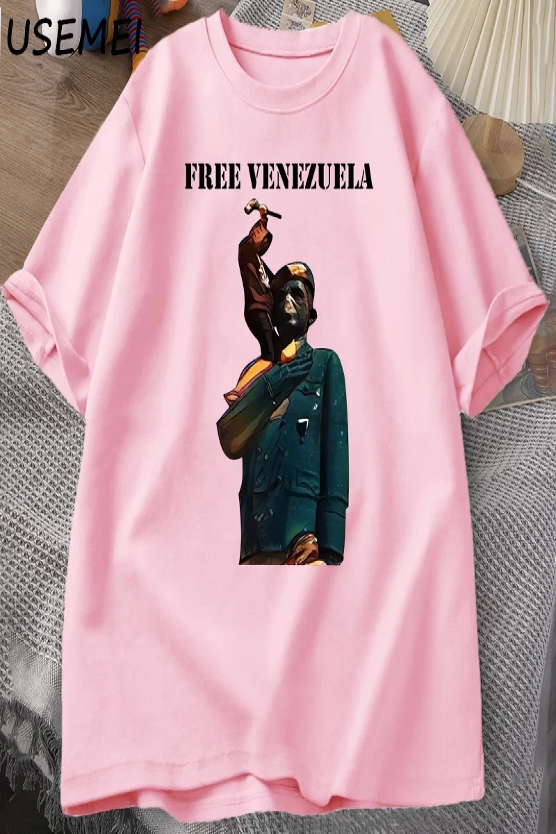 Venezuela 2024 T-Shirt Erkek Kadın Pamuk Tişört Rahat Kısa Kollu Baskılı T-shirt Streetweed G 3032
