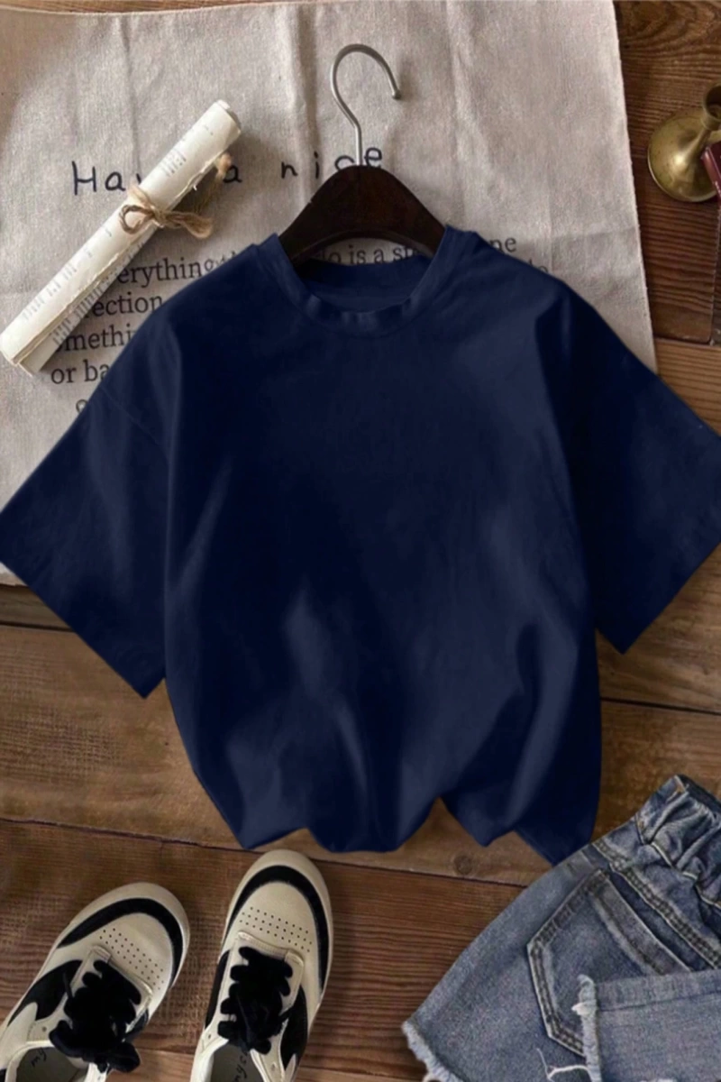 Vintage Loose Kişilik Sokak Grafik Baskılı Yuvarlak Yaka Kısa Kollu Tişört
