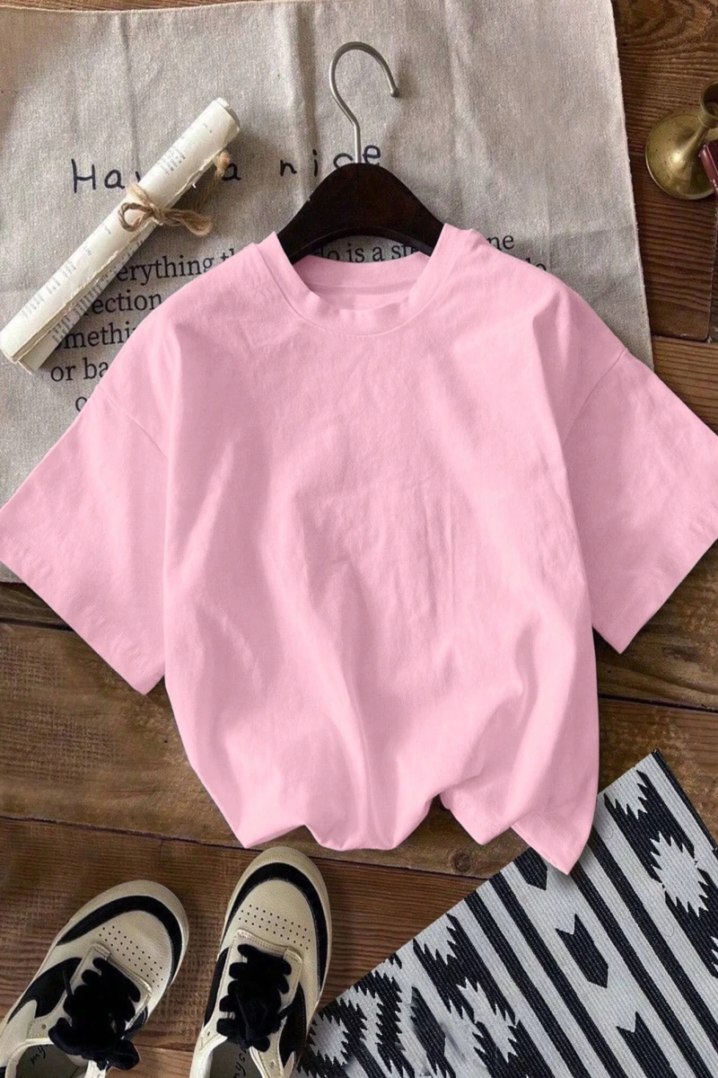 Vintage Loose Kişilik Sokak Grafik Baskılı Yuvarlak Yaka Kısa Kollu Tişört