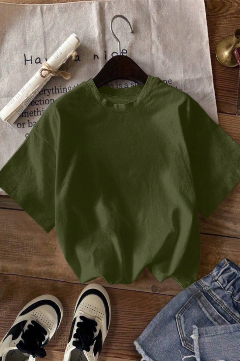 Vintage Loose Kişilik Sokak Grafik Baskılı Yuvarlak Yaka Kısa Kollu Tişört
