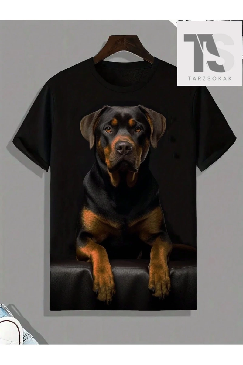 Wartco Erkek Flame City Logo Baskılı T-Shirt