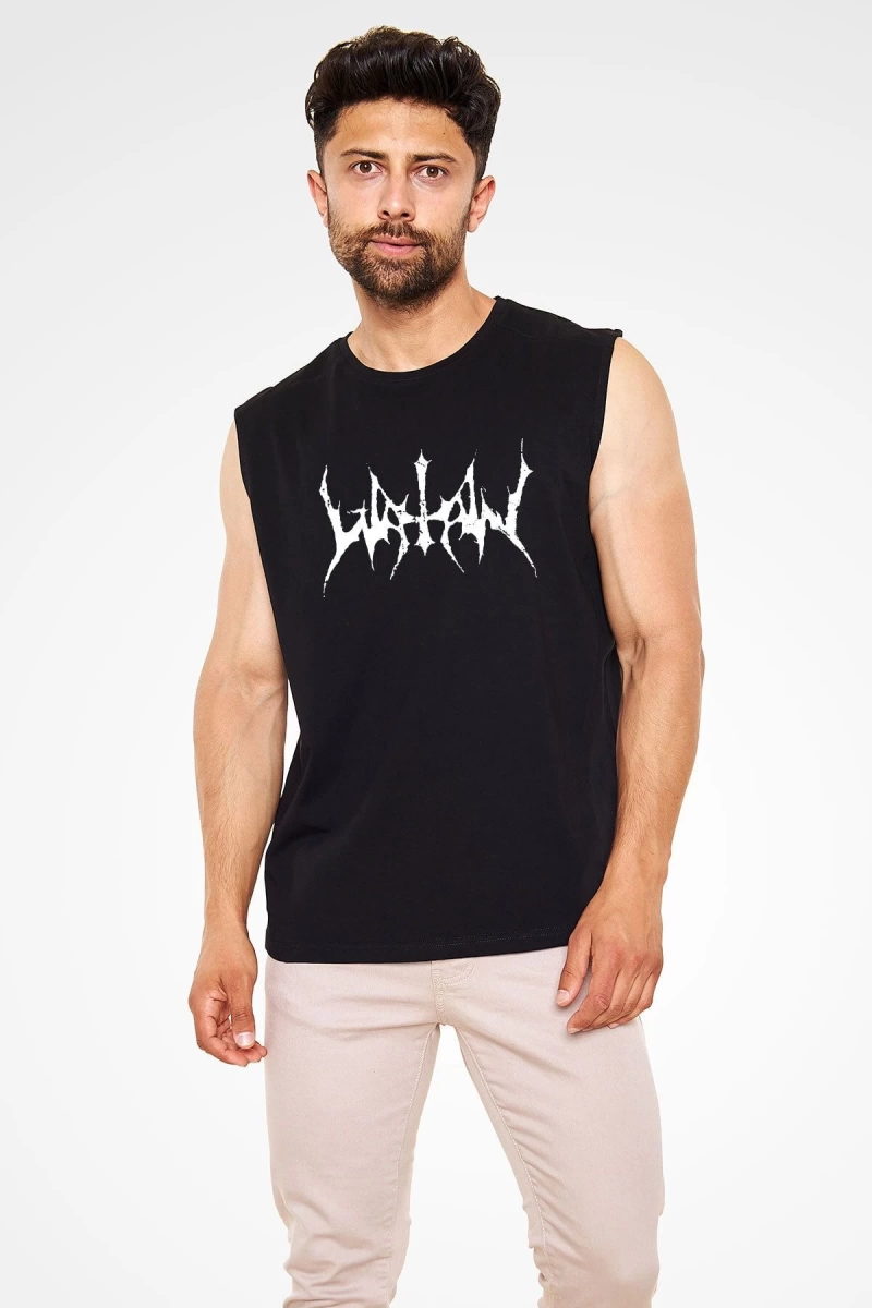 Watain Siyah Kolsuz Tişört T-shirt