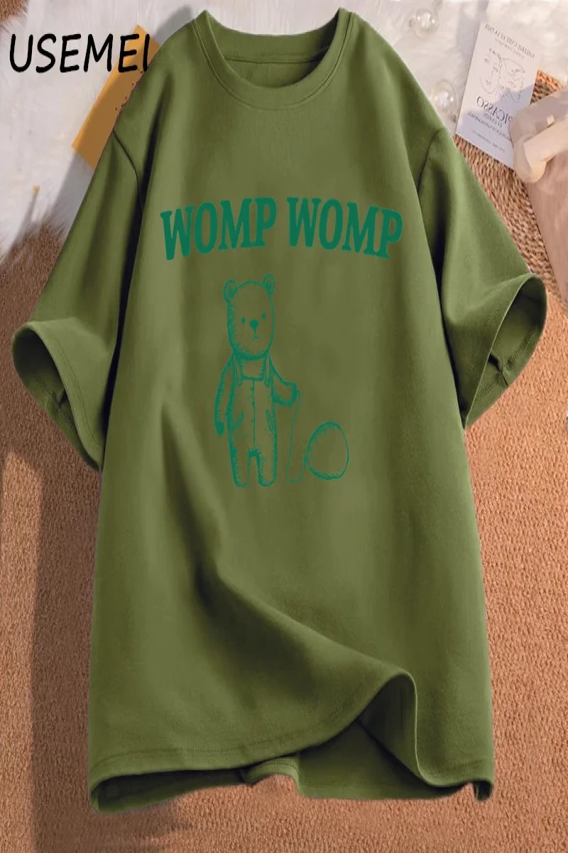 Womp komik T Shirt erkekler iğneleme giyim grafik Meme t-shirt pamuk T Shirt erkek giyim boy  3050