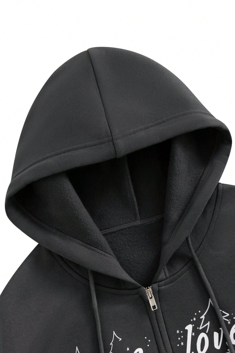 x Playboy Tenis Kulübü Tam Fermuarlı Sweatshirt Rahat Spor Giyim Üniver Model 5151