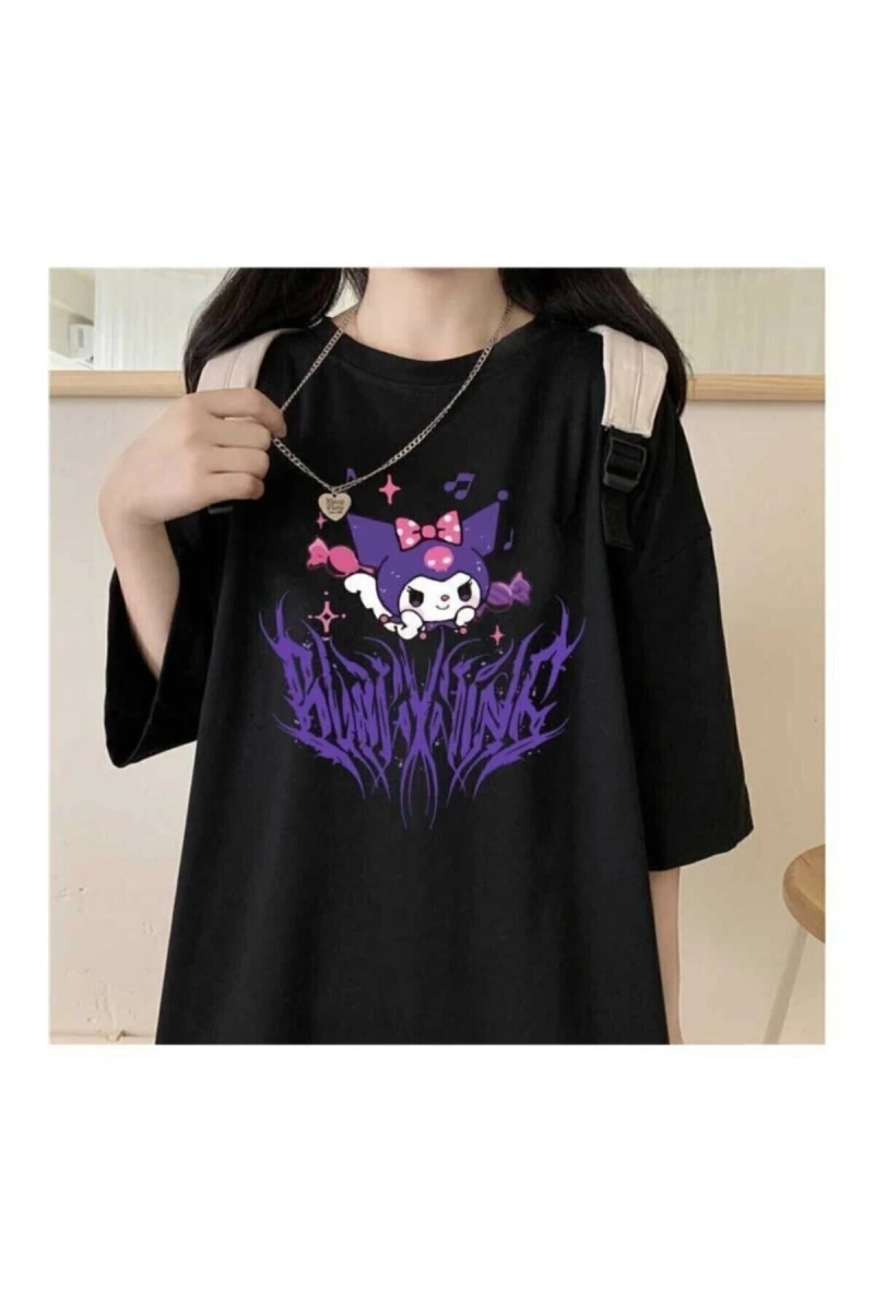 Y2k Harajuka Style Etiket Ars Harajuku Kuromi Gotik T-shirt Arsgotik