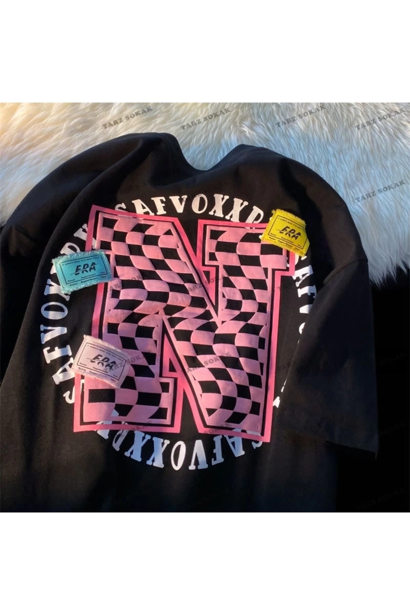 Y2K Unisex Harajuka Anime Retro Kawai Kuromi T-shirt Kod  Rertr Tarzsokak 6718