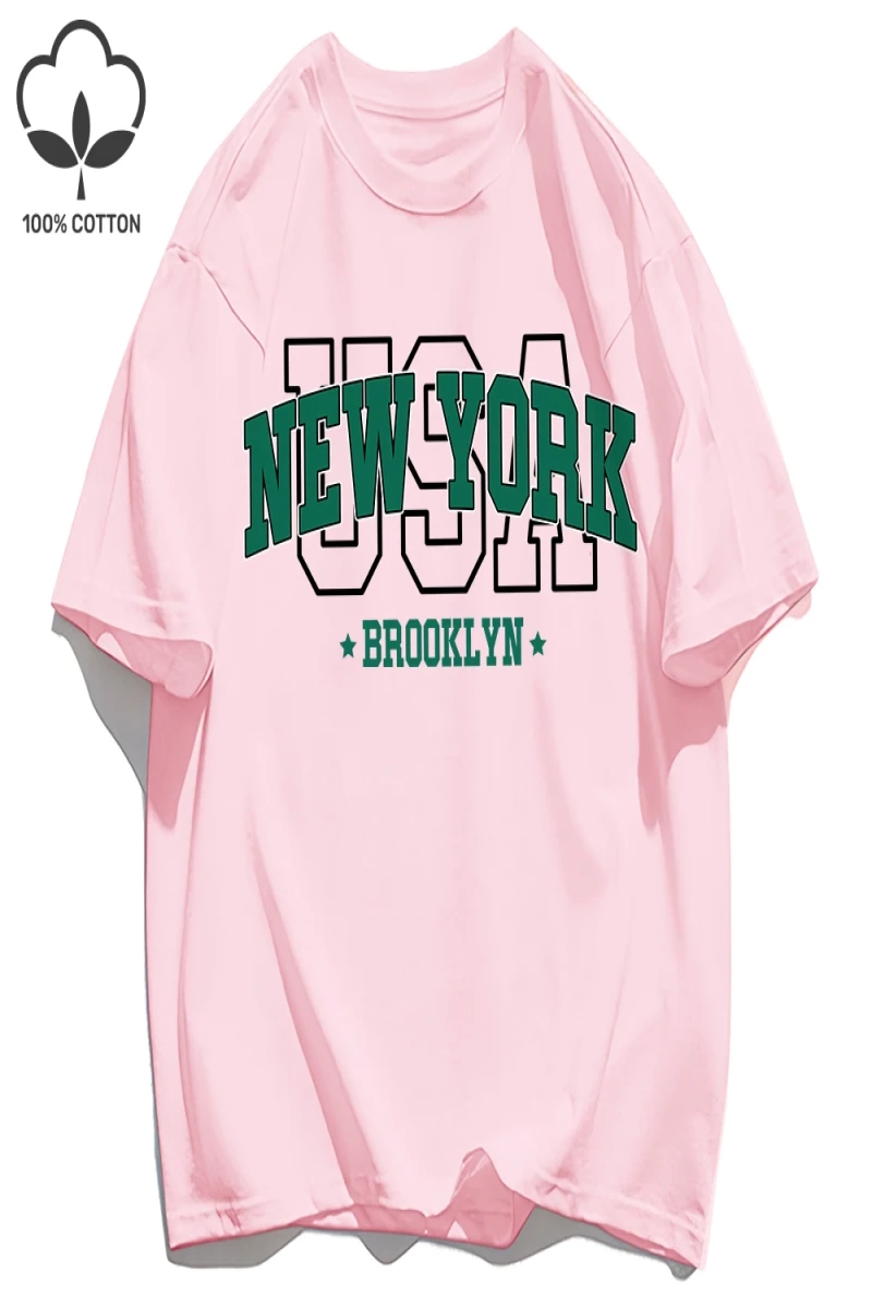Y2k Vintage Tişört Tee Abd New York Brookl Yn Baskı