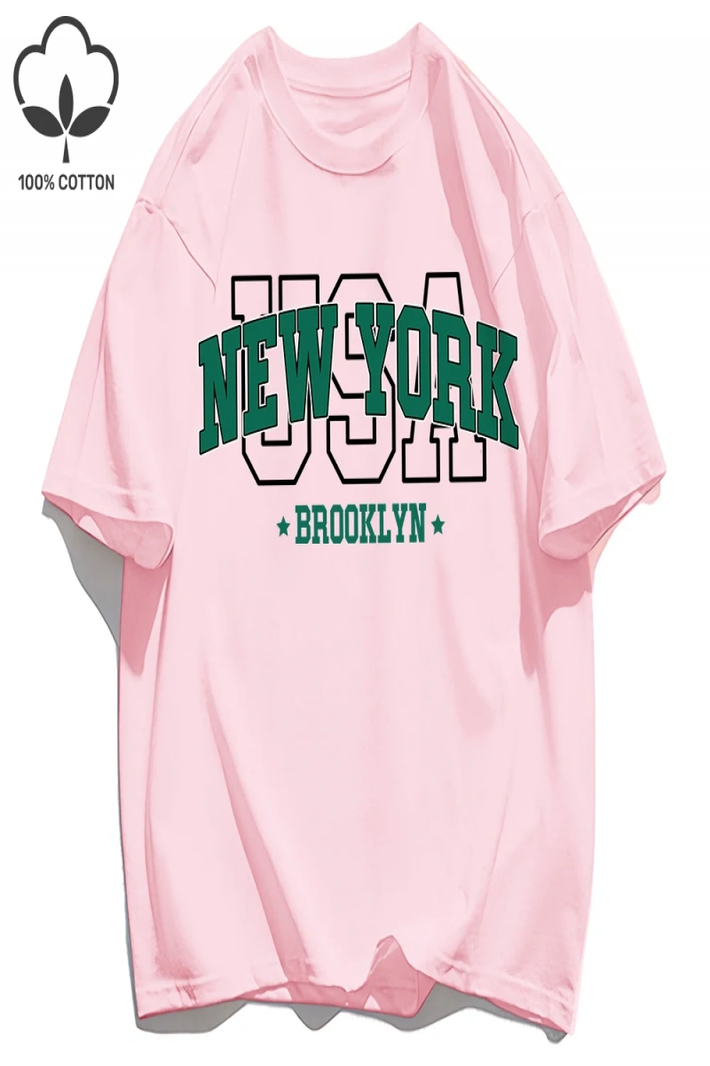 Y2k Vintage Tişört Tee Abd New York Brookl Yn Baskı