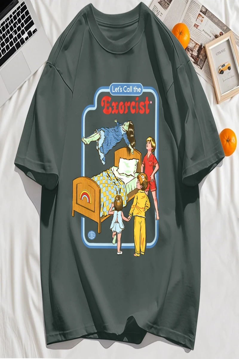 Y2k Vintage Tişört Tee Askıya Alınmış Baskı