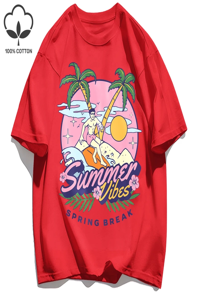 Y2k Vintage Tişört Tee Bahar Molası Desen