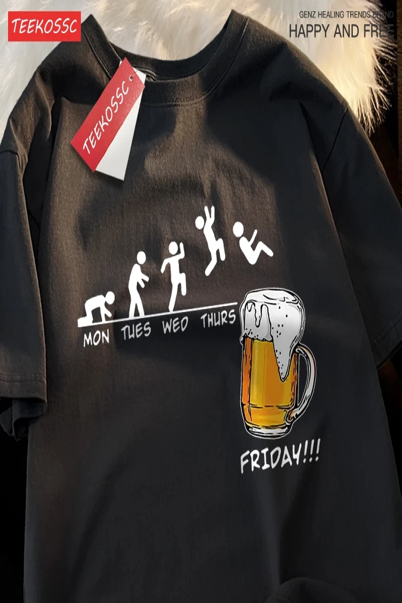 Y2k Vintage Tişört Tee bira özgürlük var eğlenceli