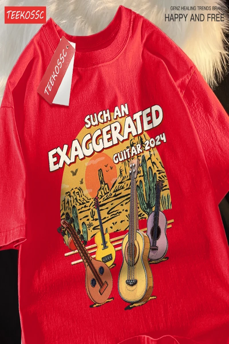Y2k Vintage Tişört Tee Böyle bir abartılı gitar