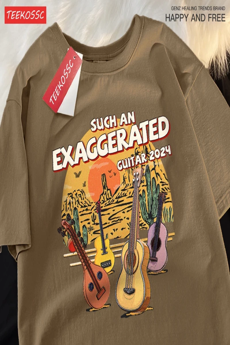 Y2k Vintage Tişört Tee Böyle bir abartılı gitar