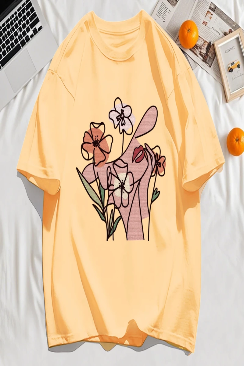Y2k Vintage Tişört Tee Doğal Manzaranın Keyfini Çıkarılan İnsanlar Baskı