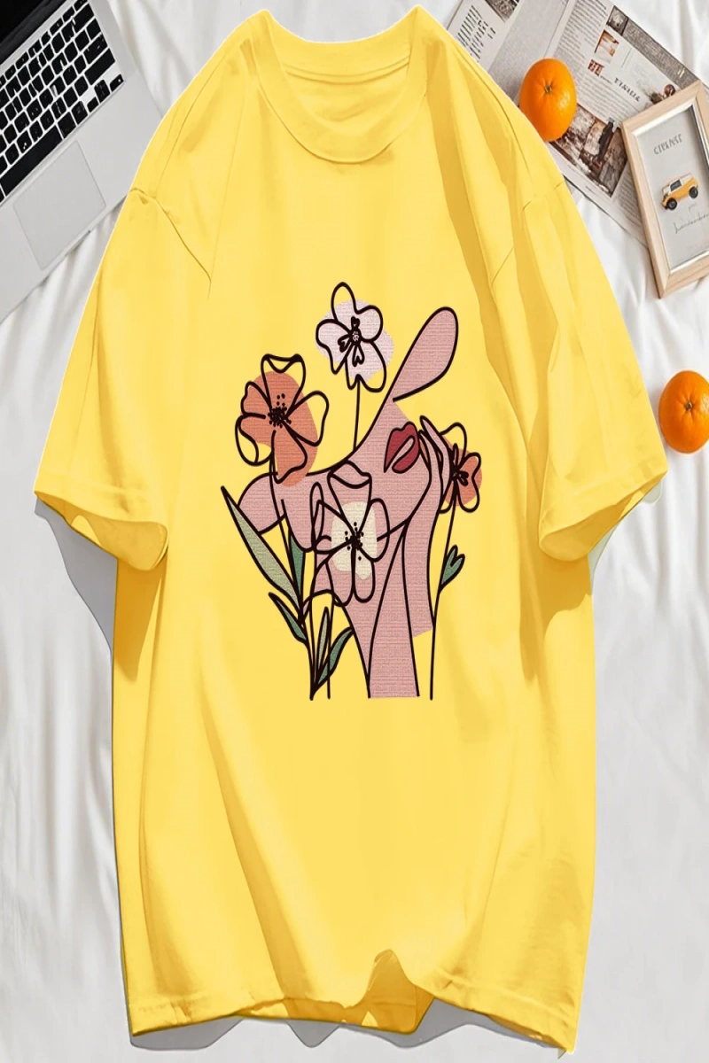 Y2k Vintage Tişört Tee Doğal Manzaranın Keyfini Çıkarılan İnsanlar Baskı