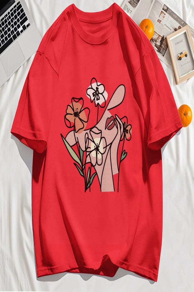 Y2k Vintage Tişört Tee Doğal Manzaranın Keyfini Çıkarılan İnsanlar Baskı