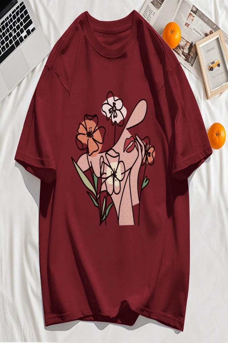 Y2k Vintage Tişört Tee Doğal Manzaranın Keyfini Çıkarılan İnsanlar Baskı