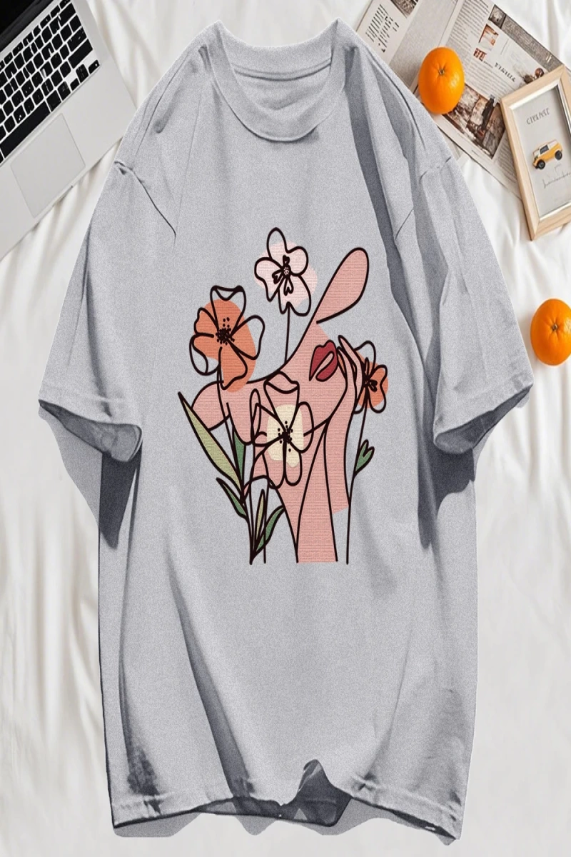 Y2k Vintage Tişört Tee Doğal Manzaranın Keyfini Çıkarılan İnsanlar Baskı