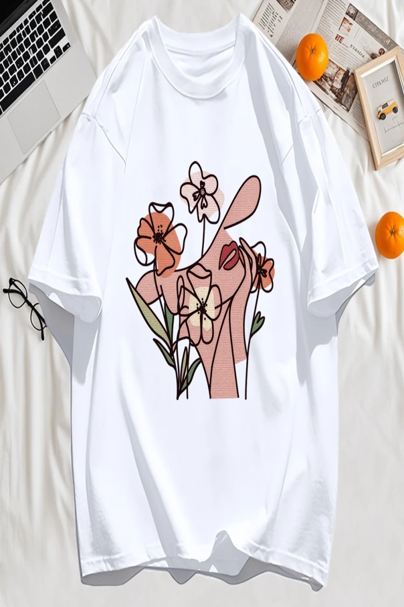 Y2k Vintage Tişört Tee Doğal Manzaranın Keyfini Çıkarılan İnsanlar Baskı
