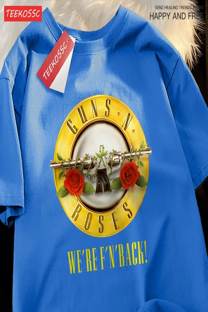 Y2k Vintage Tişört Tee Guns n roses biz geri