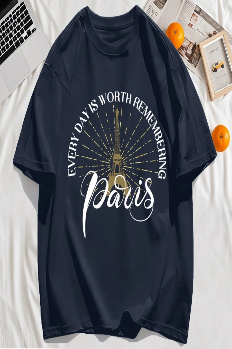 Y2k Vintage Tişört Tee Her Gün Hatırlamaya Değer Baskı