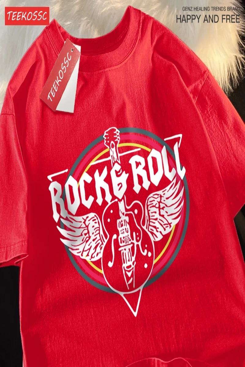 Y2k Vintage Tişört Tee Kaya rulo elektrik gitar