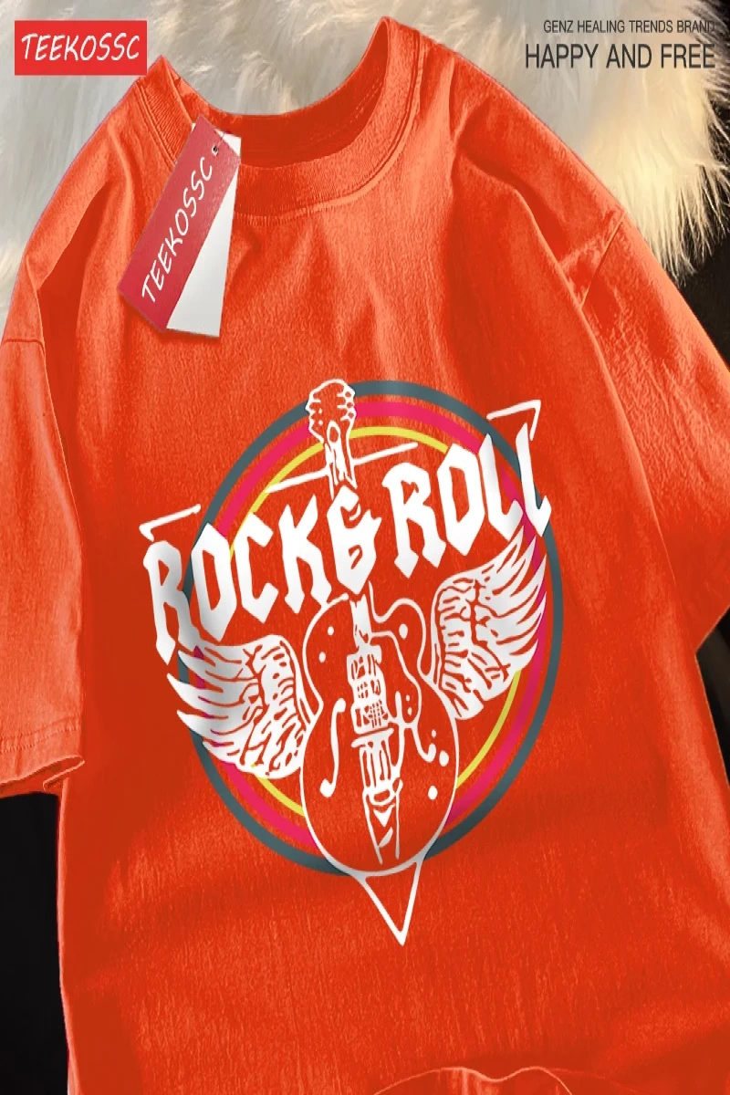 Y2k Vintage Tişört Tee Kaya rulo elektrik gitar