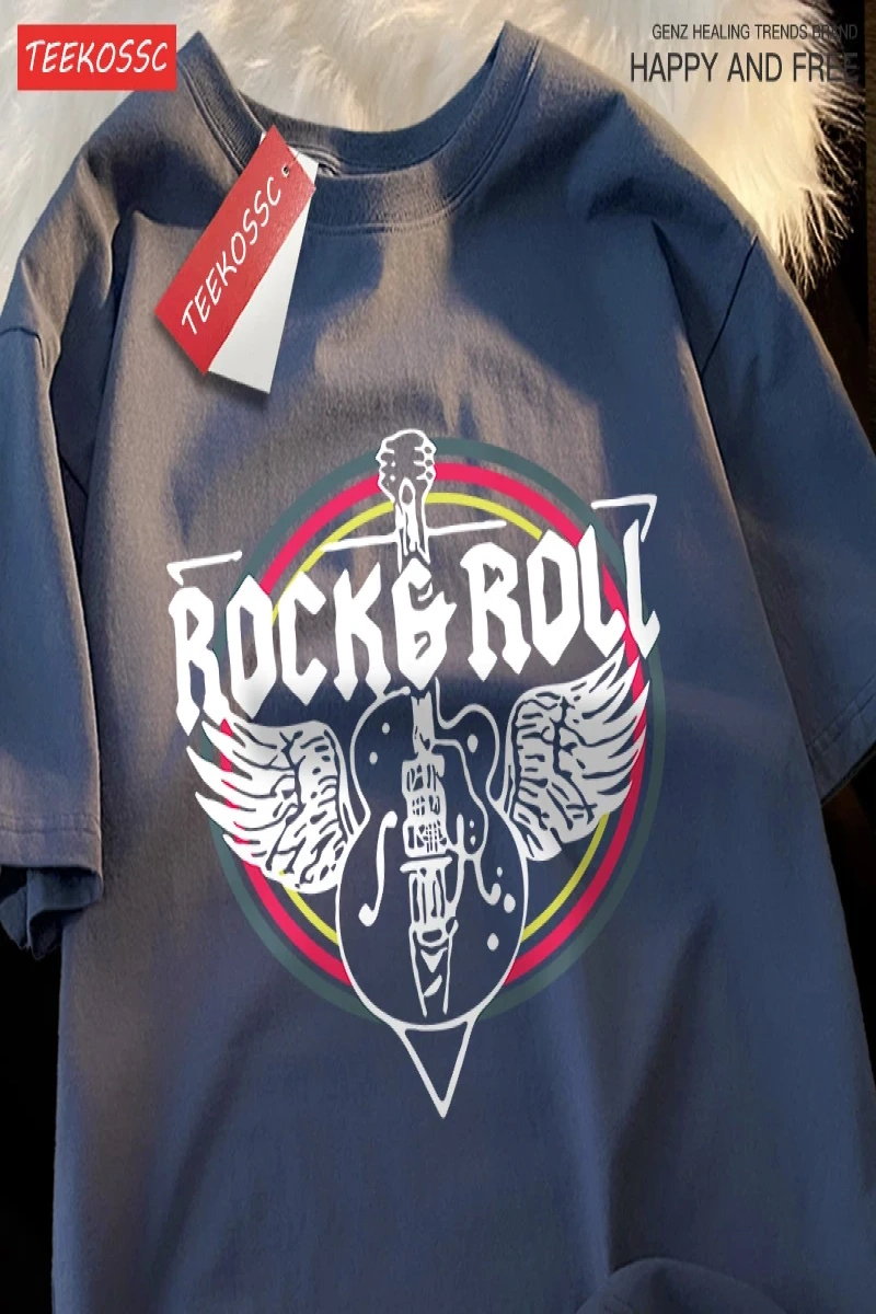 Y2k Vintage Tişört Tee Kaya rulo elektrik gitar