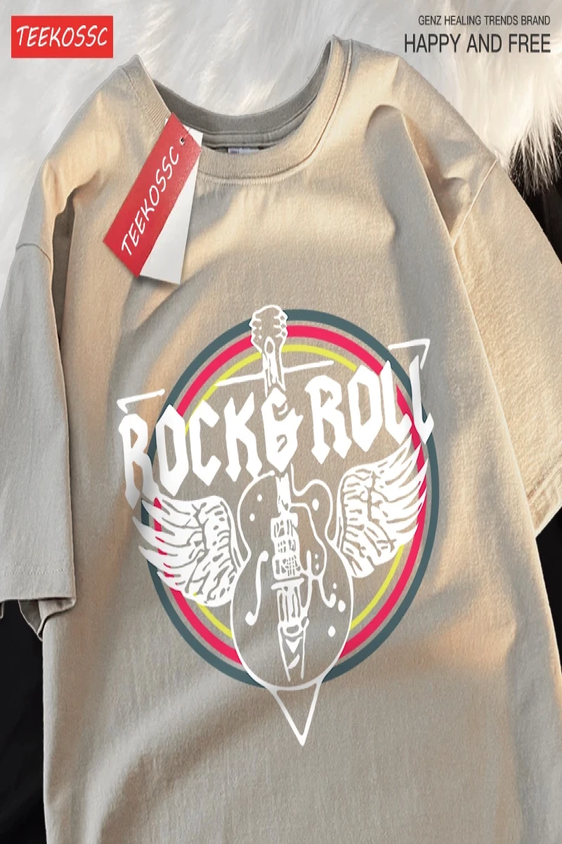Y2k Vintage Tişört Tee Kaya rulo elektrik gitar