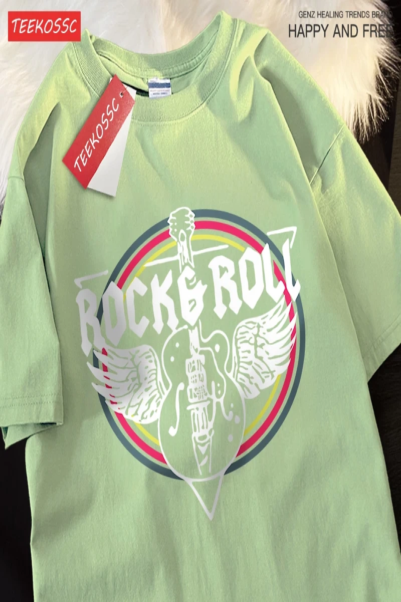 Y2k Vintage Tişört Tee Kaya rulo elektrik gitar